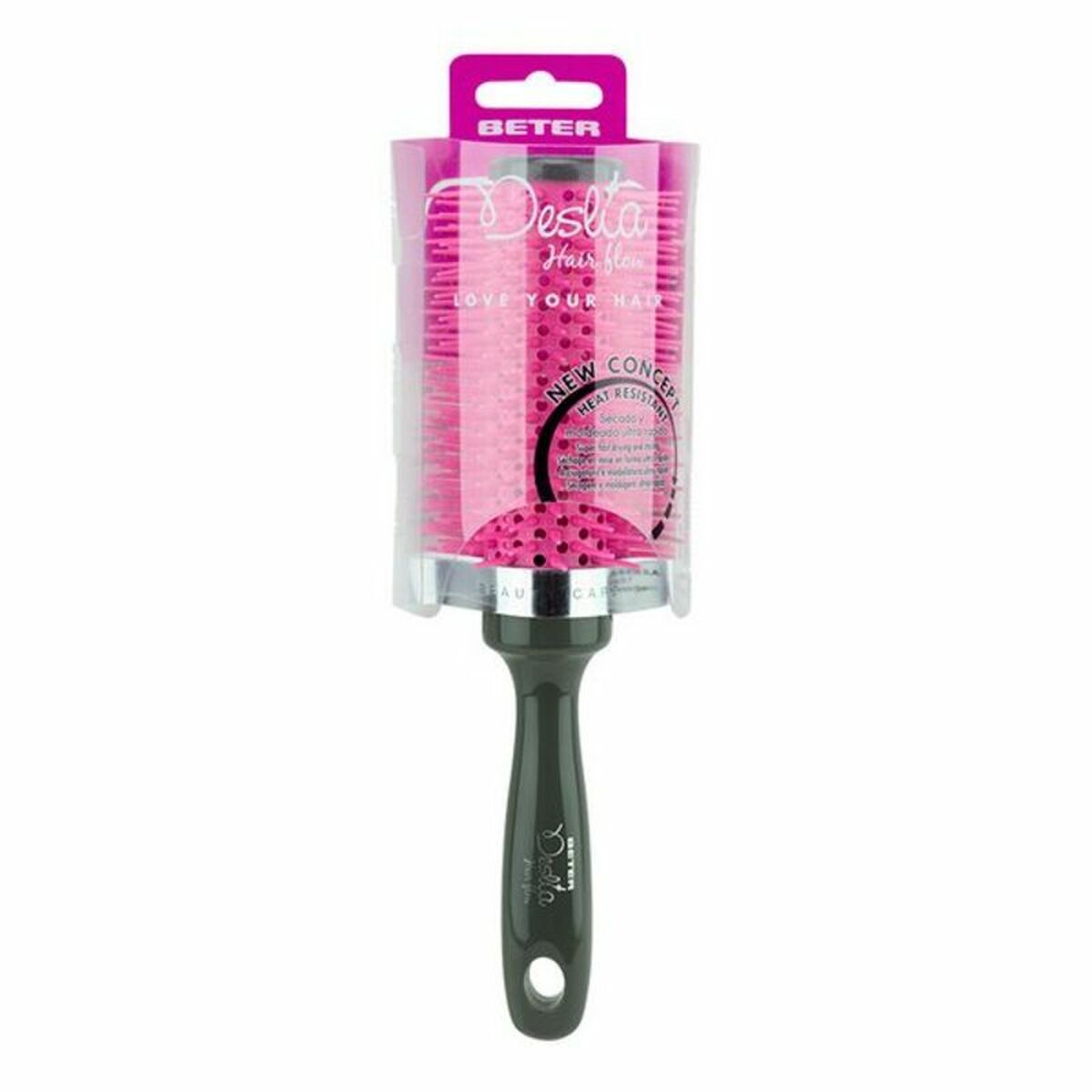 Round Brush Beter Deslia Hair Flow product packaging