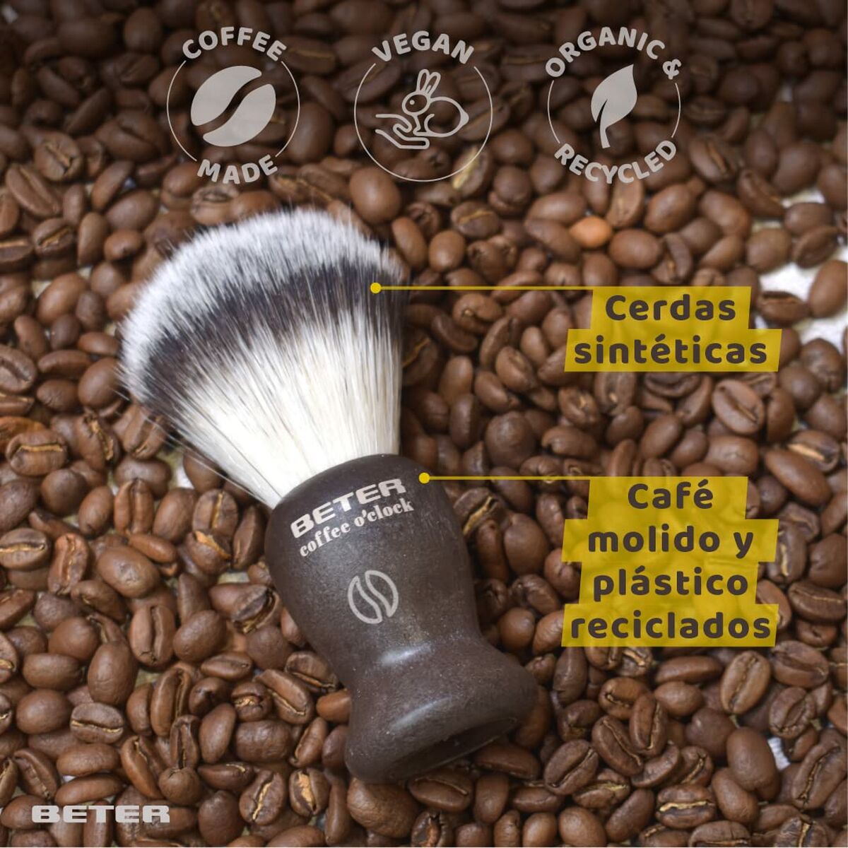 Shaving Brush Beter Coffee O'clock (1 Unit) product packaging