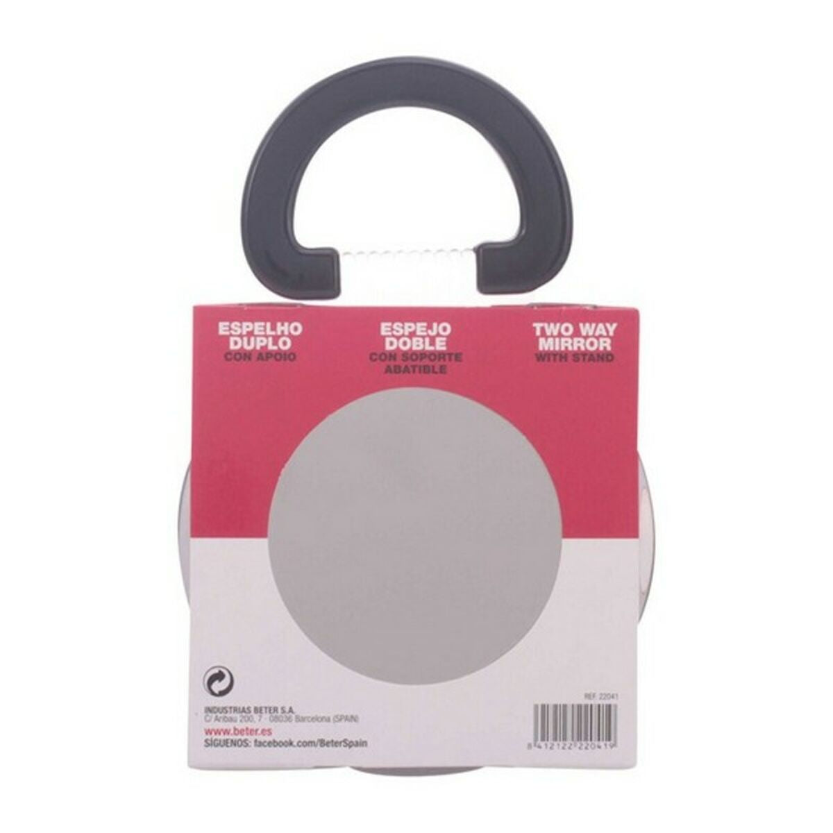 Mirror with Mounting Bracket Beter product packaging