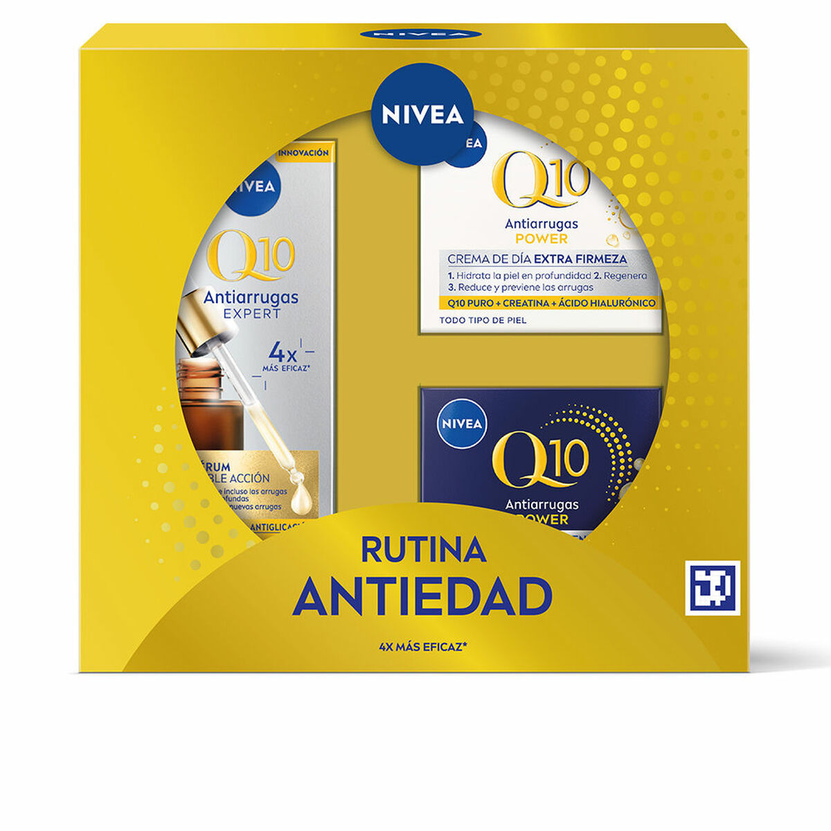 Cosmetic Set Nivea Q10 3 Pieces product packaging