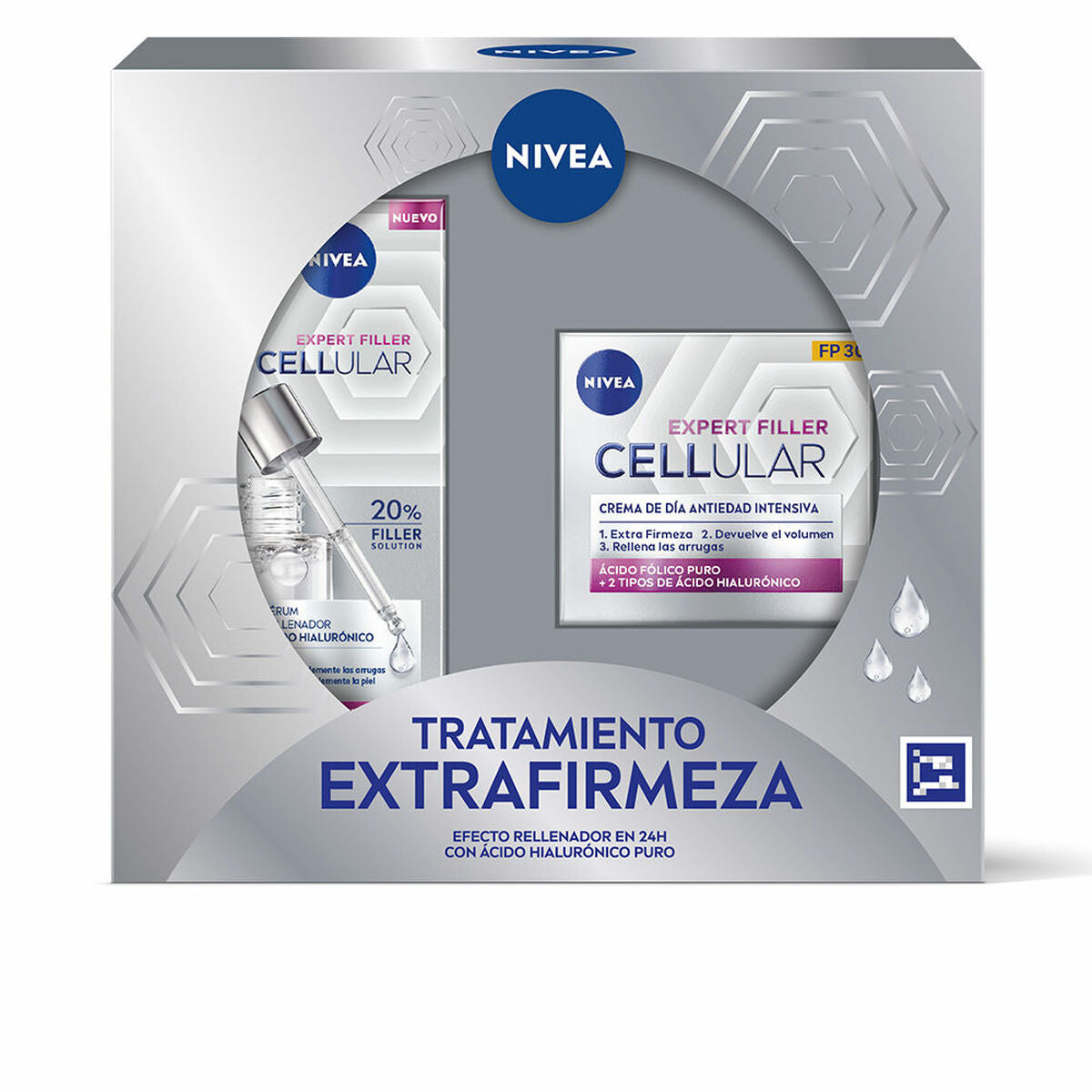 Make-Up Set Nivea CELLULAR FILLER 2 Pieces product packaging