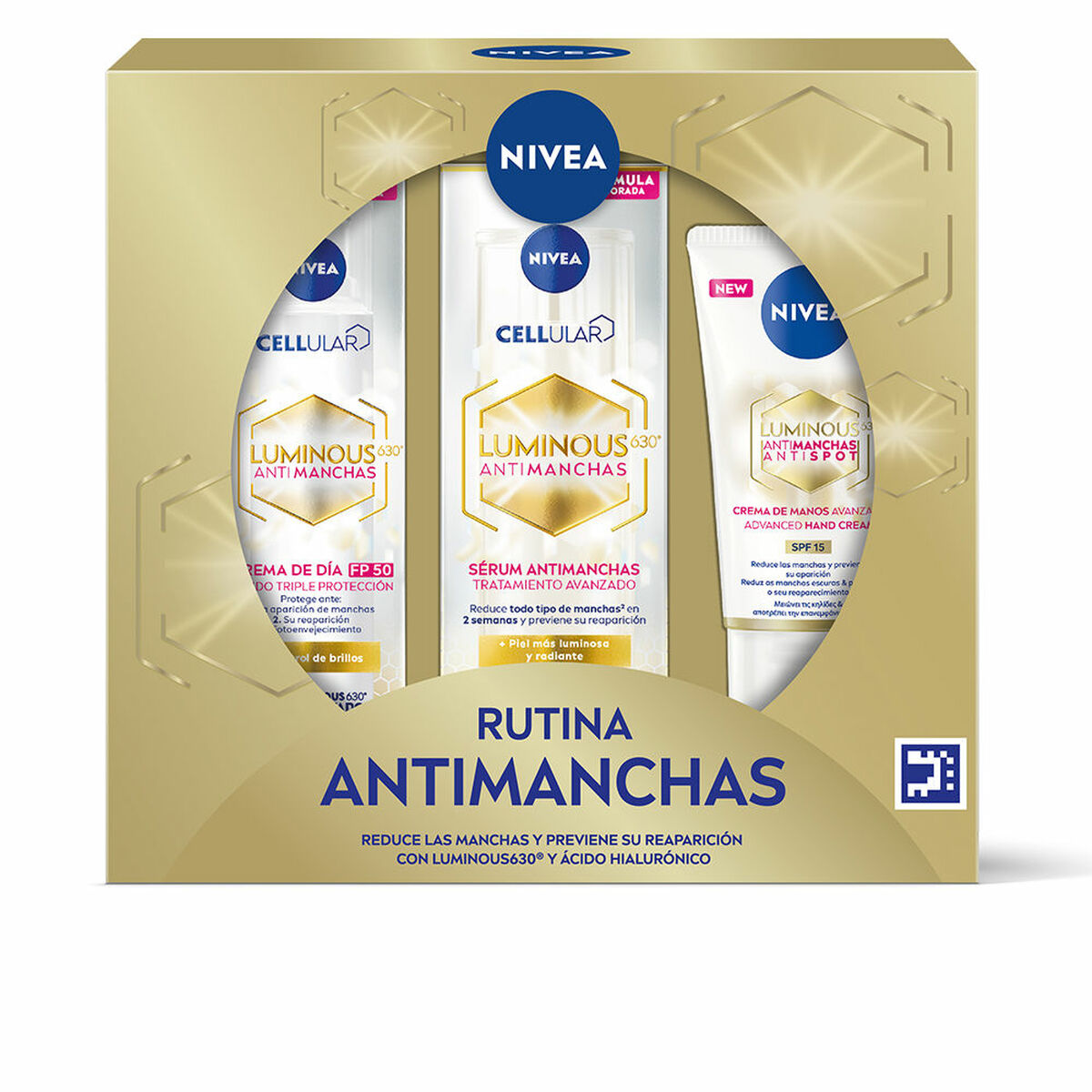 Make-Up Set Nivea Q10 ANTI-ARRUGAS 3 Pieces for Women product packaging