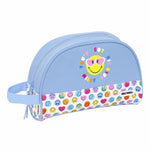 Travel Vanity Case Smiley Joyful Multicolour Light Blue Recyclable 28 x 18 x 10 cm product packaging