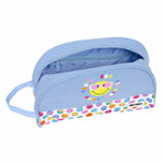 Travel Vanity Case Smiley Joyful Multicolour Light Blue Recyclable 28 x 18 x 10 cm product packaging