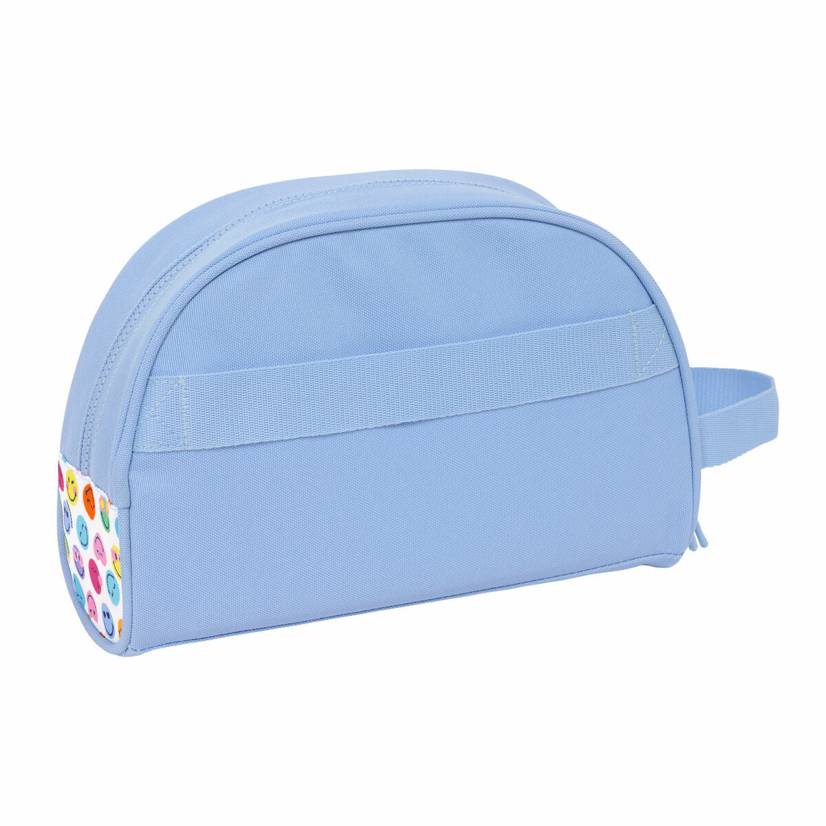 Travel Vanity Case Smiley Joyful Multicolour Light Blue Recyclable 28 x 18 x 10 cm product packaging