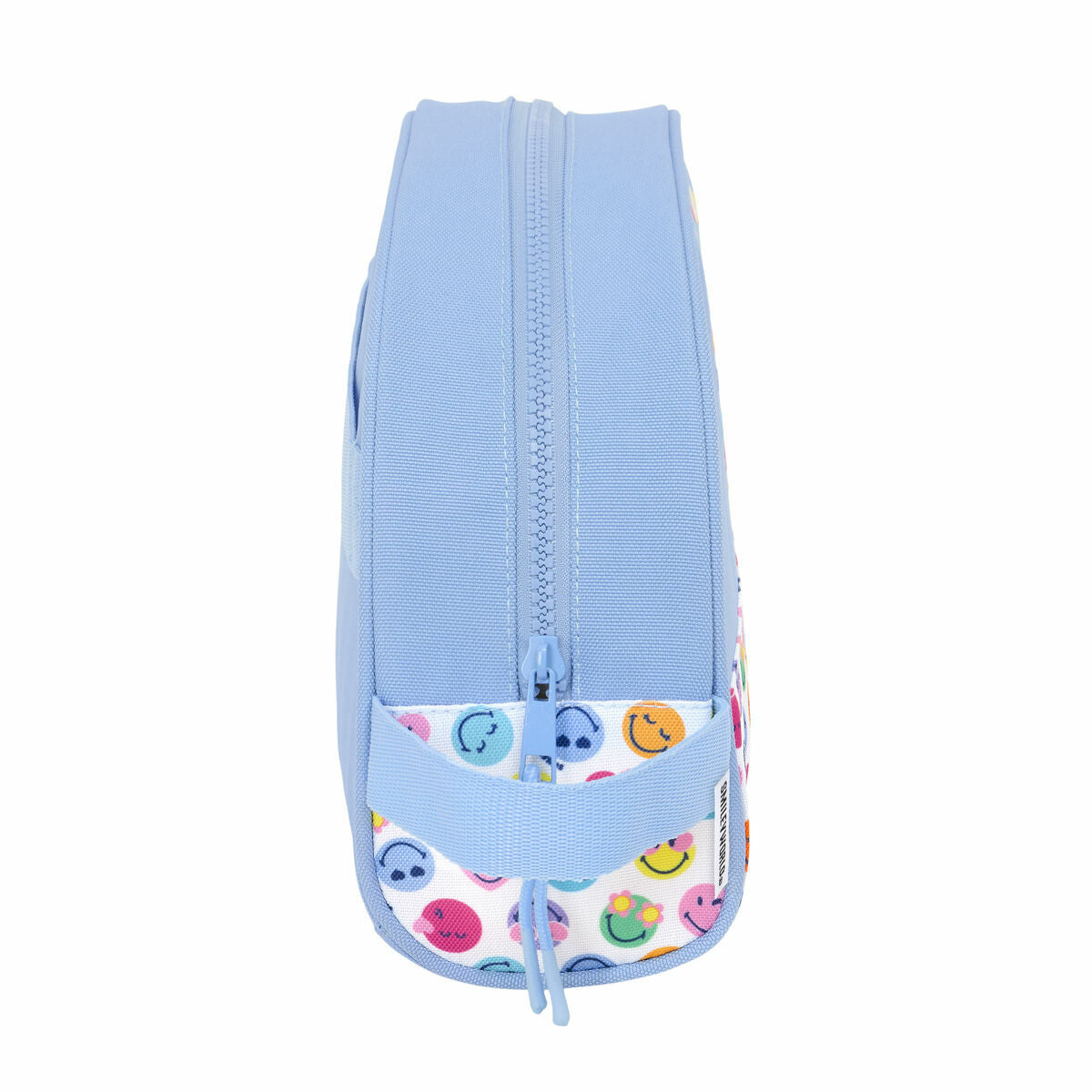 Travel Vanity Case Smiley Joyful Multicolour Light Blue Recyclable 28 x 18 x 10 cm product packaging