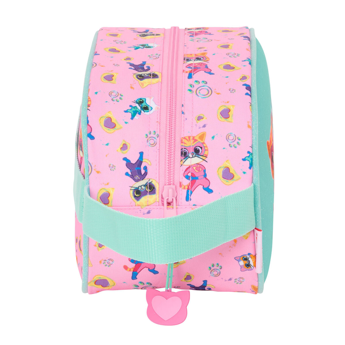 Travel Vanity Case SuperKitties Pink Turquoise 26 x 15 x 12 cm product packaging