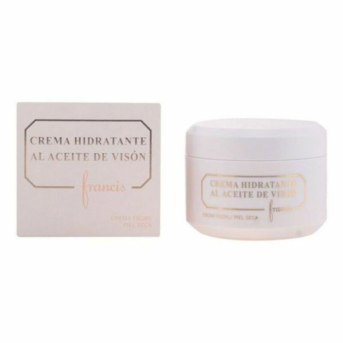 Hydrating Cream Aceite De Visón Francis skincare packaging