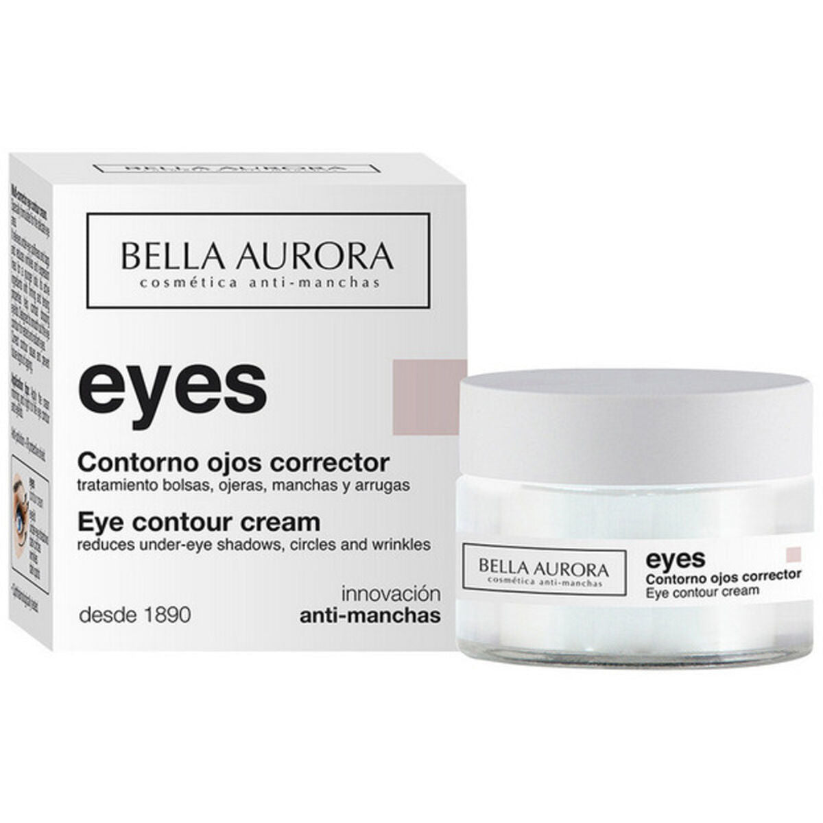 Cream for Eye Area Bella Aurora Eyes 15 ml for Women skincare packaging