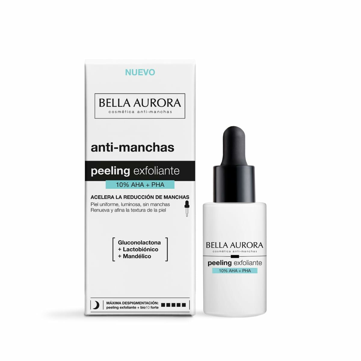 Facial Cleansing Gel Bella Aurora PEELING EXFOLIANTE 30 ml for Women skincare packaging