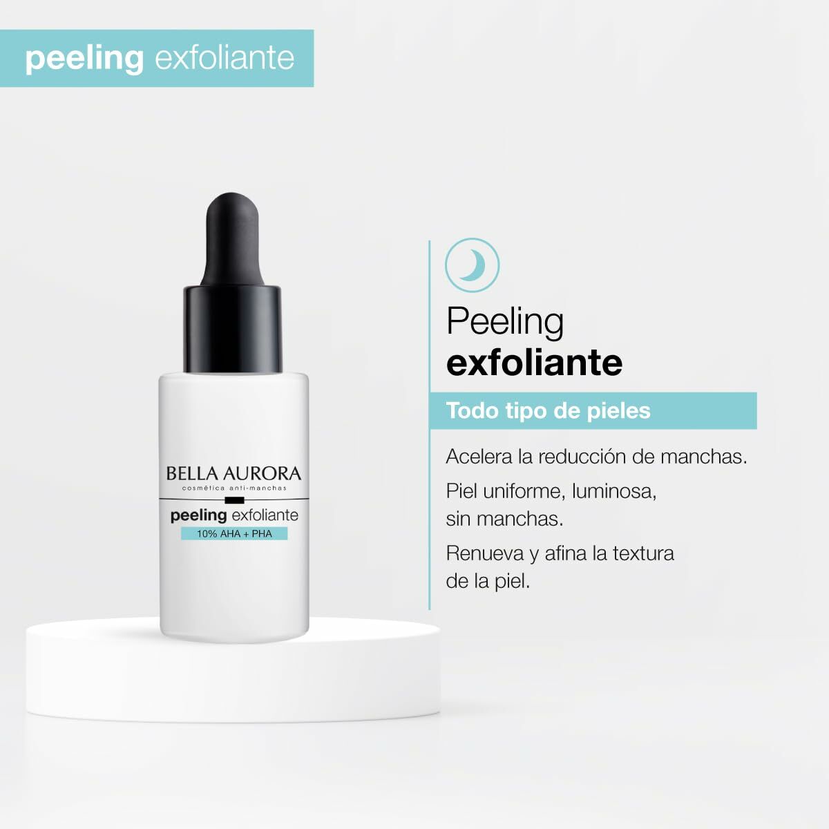 Facial Cleansing Gel Bella Aurora PEELING EXFOLIANTE 30 ml for Women skincare packaging