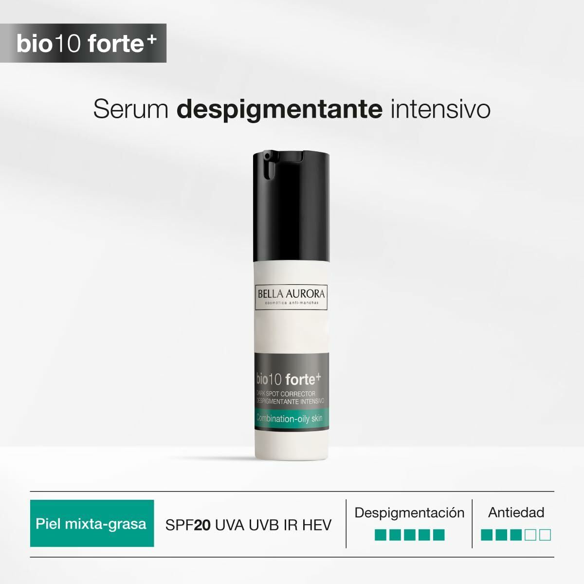 Facial Cream Bella Aurora BIO10 30 ml for Women skincare packaging