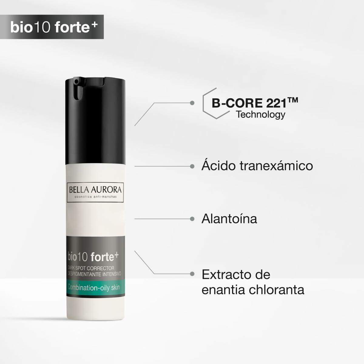 Facial Cream Bella Aurora BIO10 30 ml for Women skincare packaging
