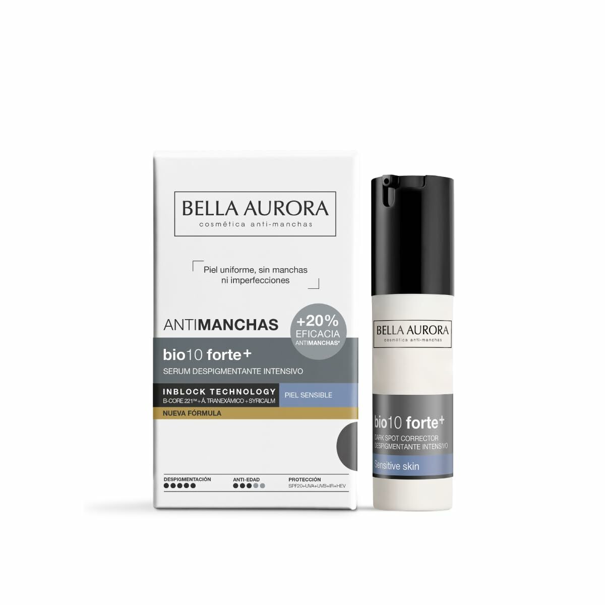 Facial Cream Bella Aurora BIO10 30 ml for Women skincare packaging