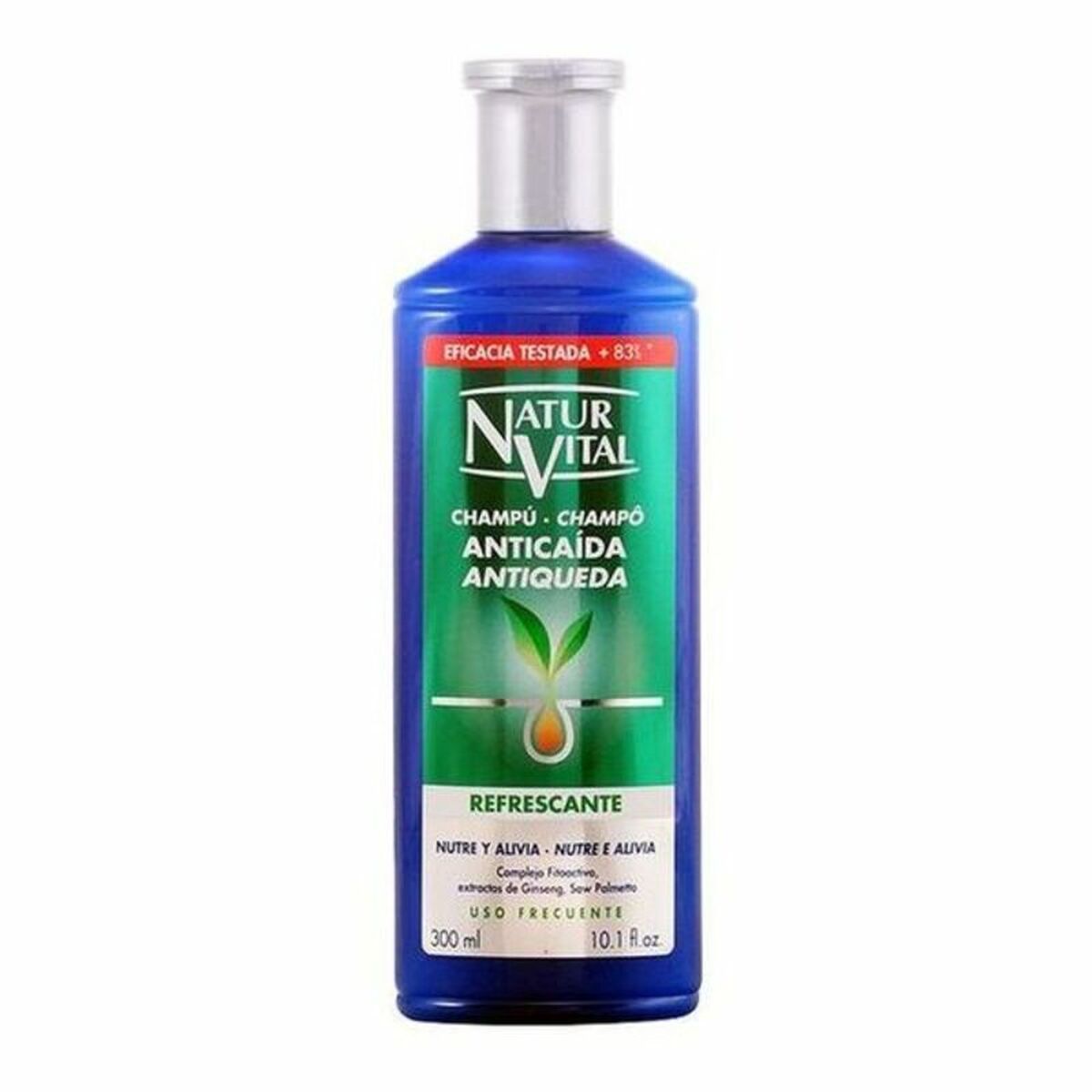 Anti-Hair Loss Shampoo Naturaleza y Vida Champu Anticaida 300 ml shampoo bottle
