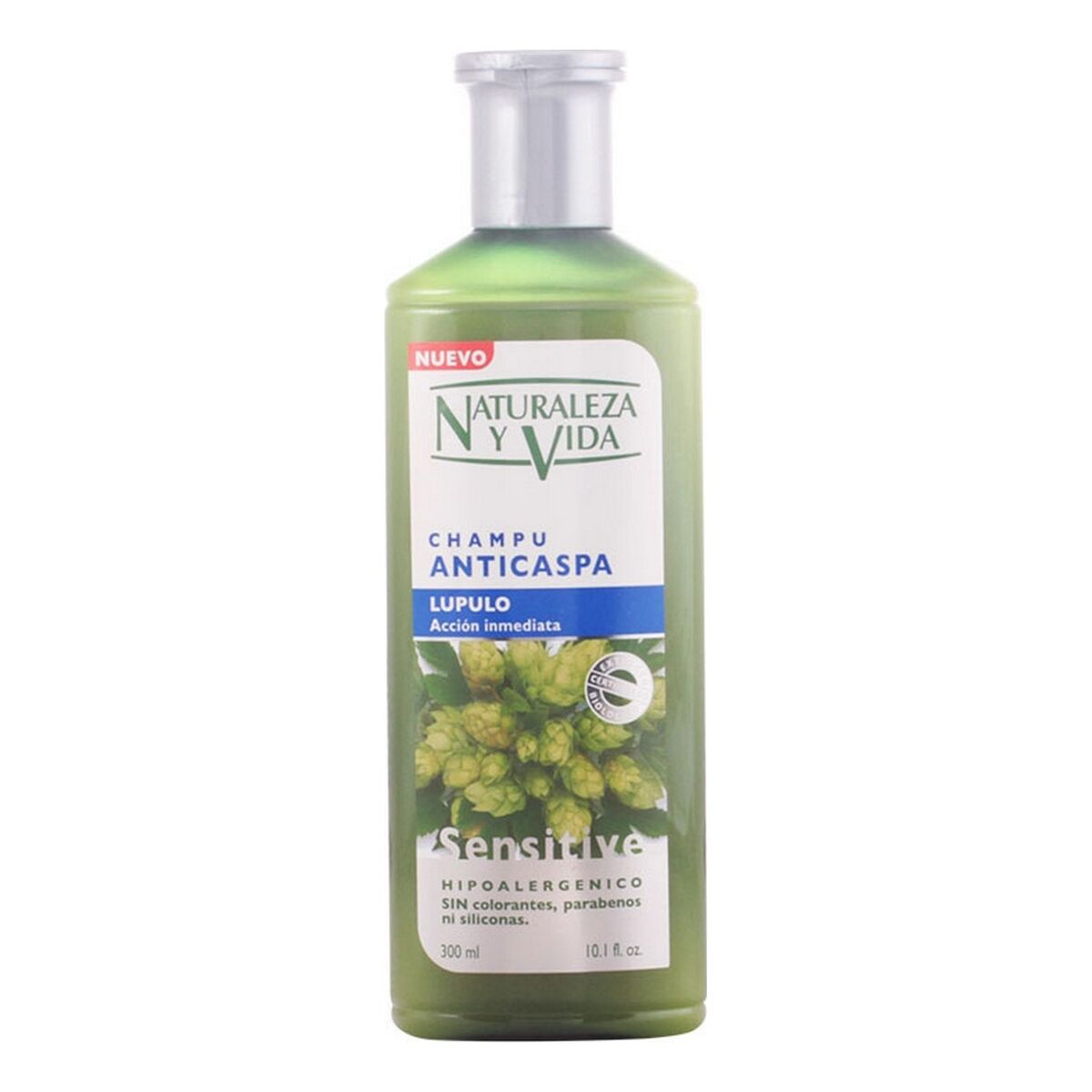 Shampoo Naturaleza y Vida Sensitive Anti-dandruff (300 ml) shampoo bottle