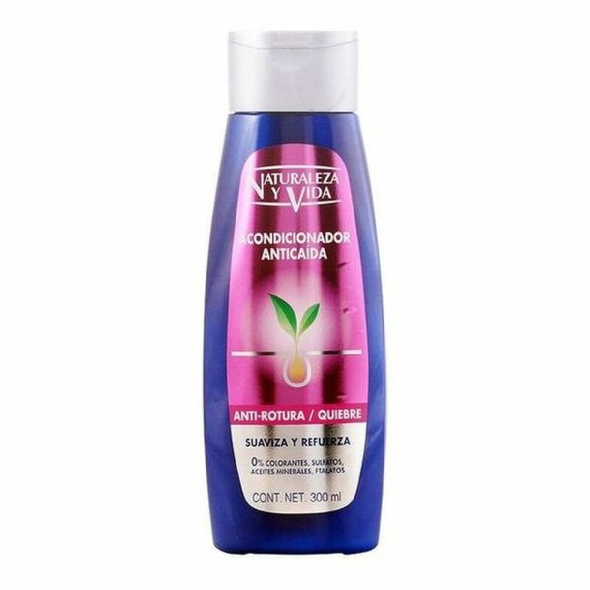 Anti-hairloss Anti-breakage Conditioner Naturaleza y Vida Acondicionador Anticaída 300 ml conditioner bottle