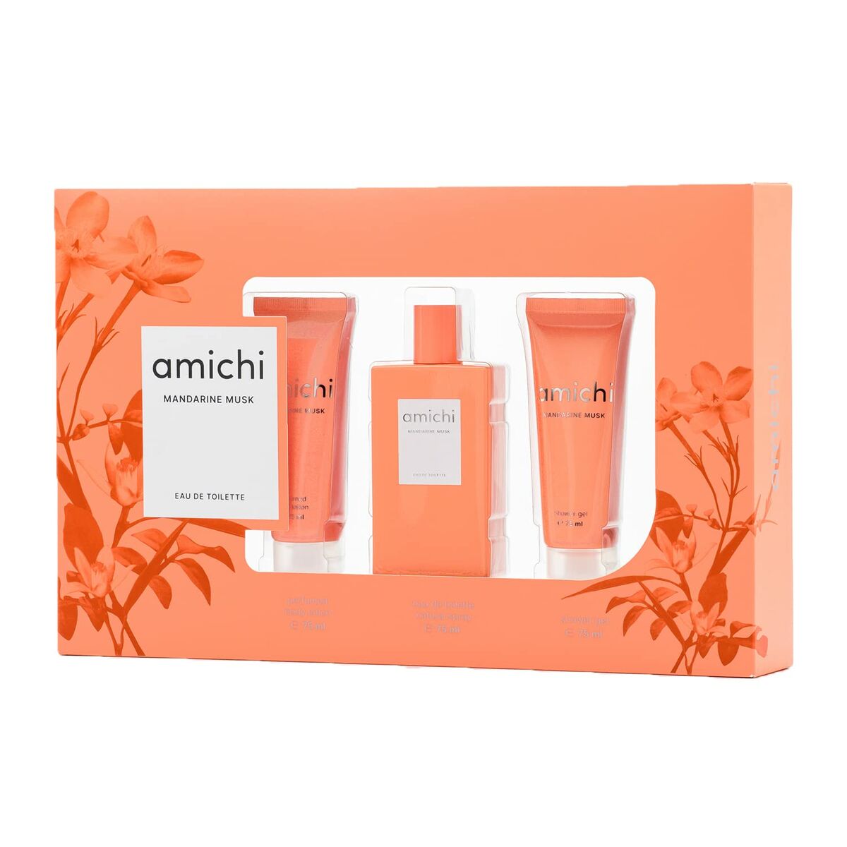 Women's Perfume Set Amichi Mandarine Musk 3 Pieces product packaging