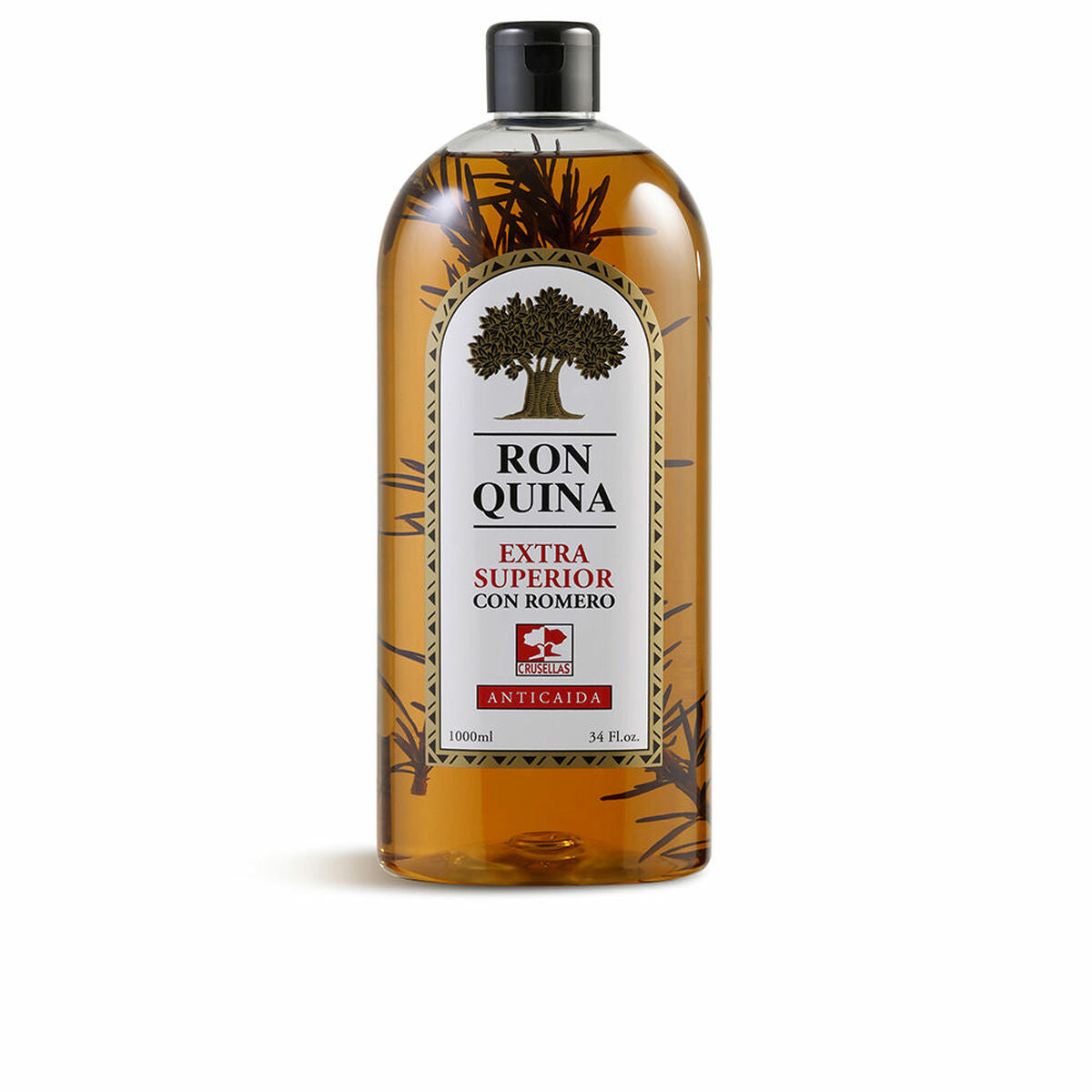 Anti-Hair Loss Lotion Crusellas Ron Quina 100 ml 1 L skincare packaging