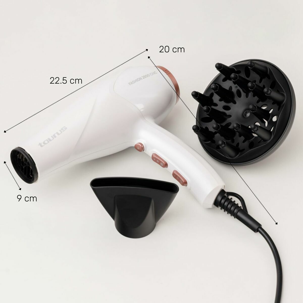 Hairdryer Taurus FASHION 2600 IO product packaging