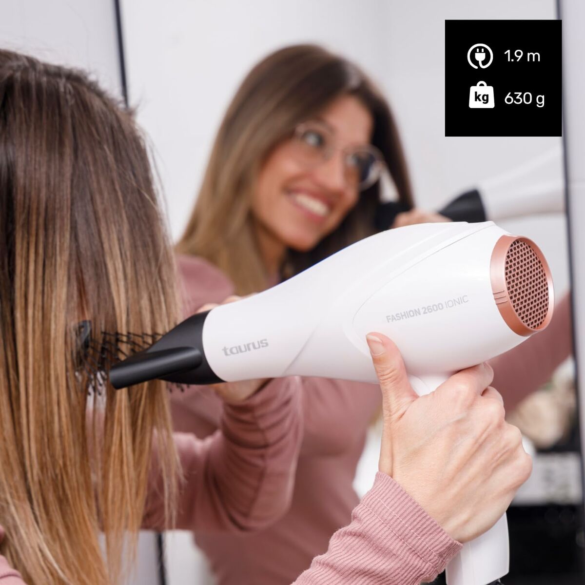Hairdryer Taurus FASHION 2600 IO product packaging