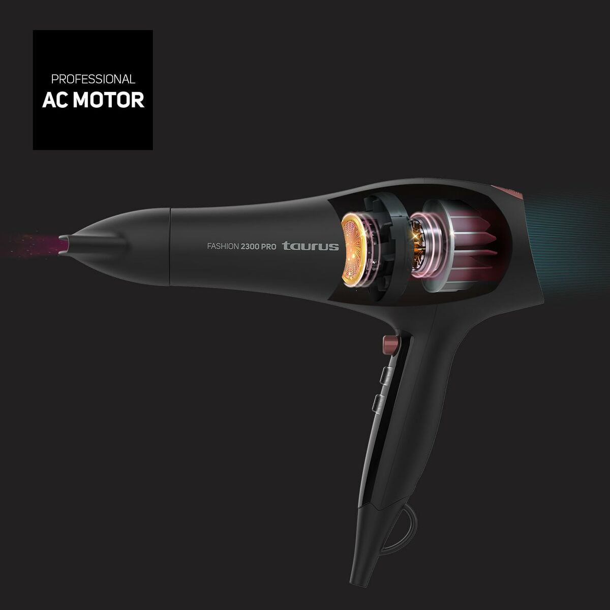 Hairdryer Taurus 2200 W Black product packaging