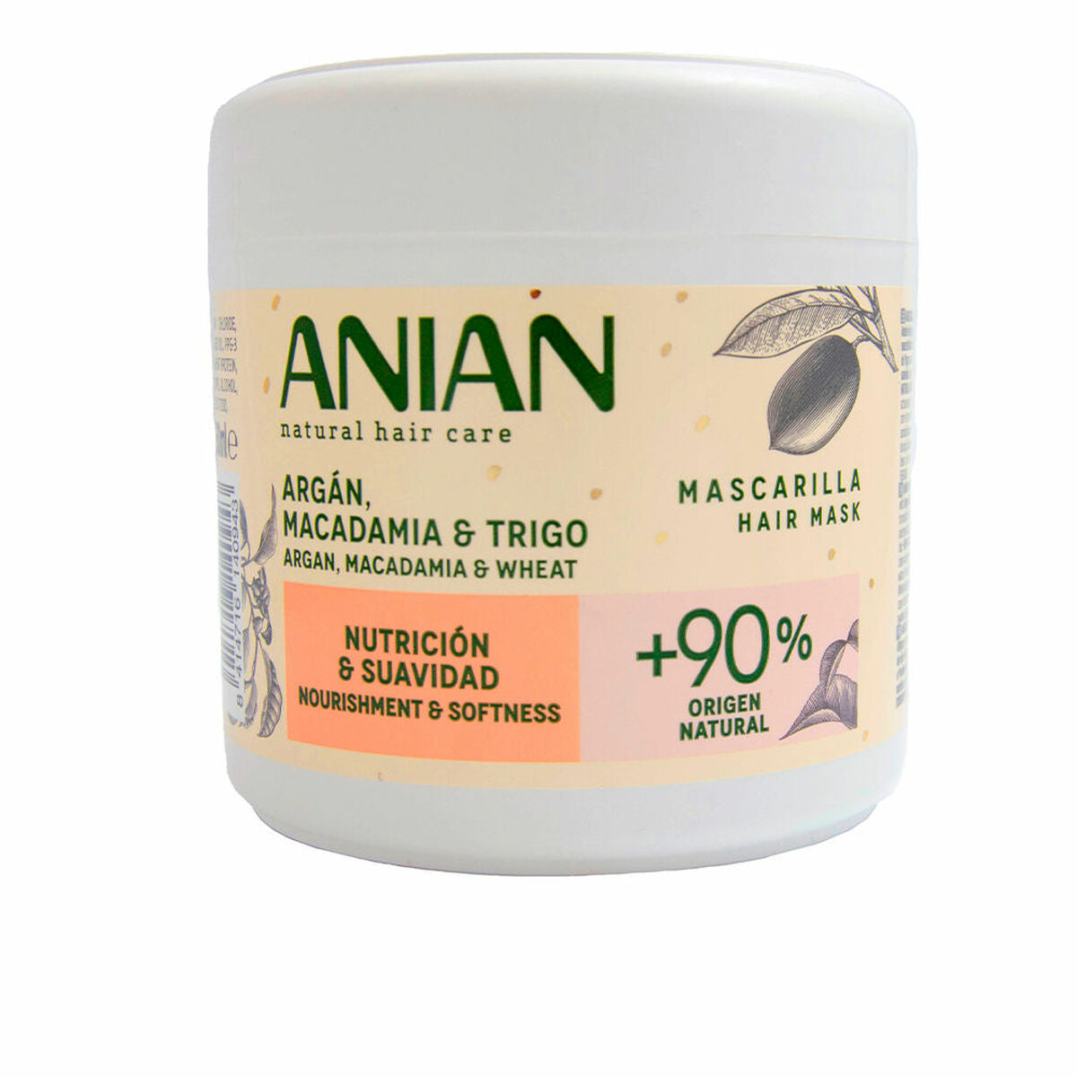 Hair Mask Anian Argán 350 ml for Women hair mask packaging