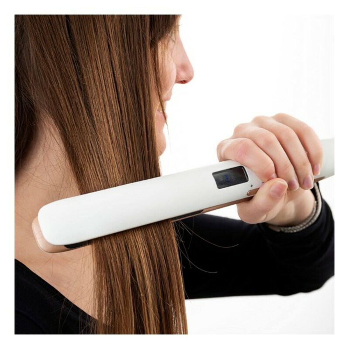 Hair Straightener Dcook Gallery White 50 W product packaging