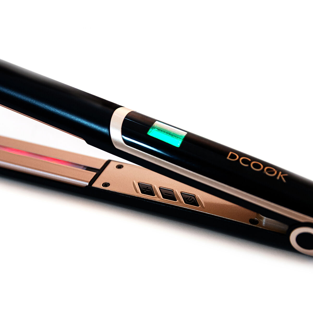 Ceramic Hair Straighteners Dcook Gallery Black 45 W Infrared product packaging