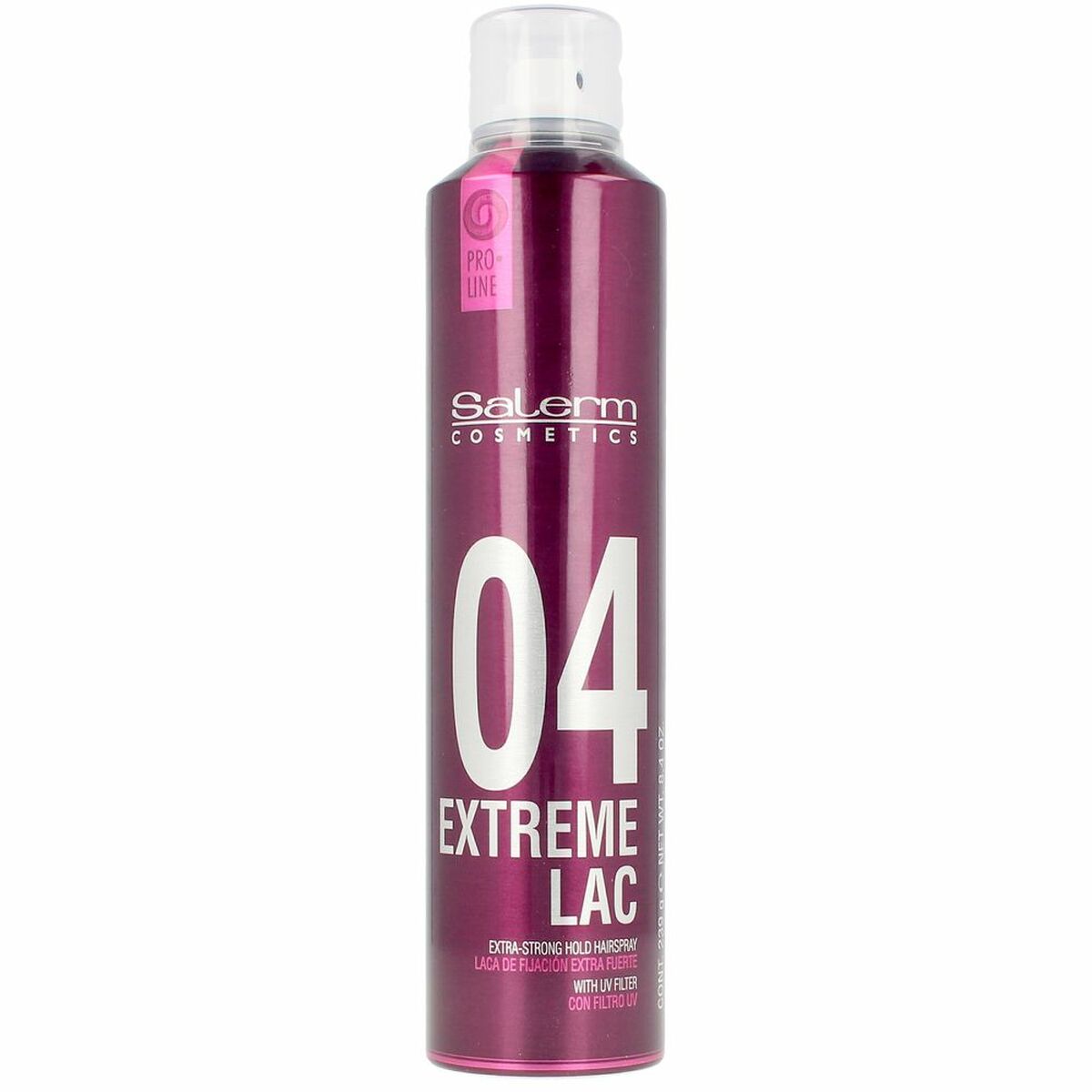 Extra Firm Hold Hairspray Salerm Extreme Lac 04 300 ml product packaging