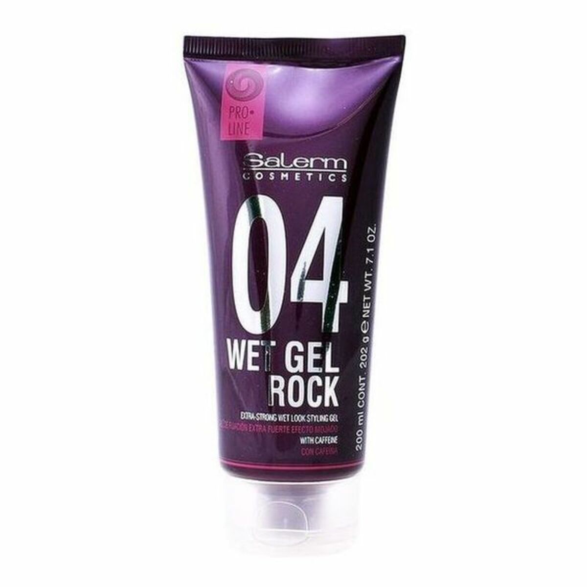 Extrastrong Top Gel Salerm Wet Gel Rock 200 ml skincare packaging