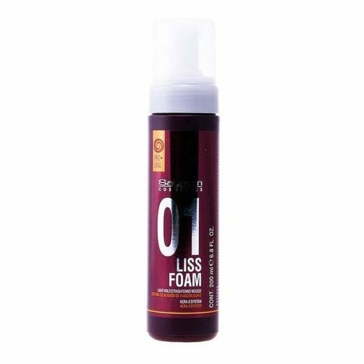 Hair Straightening Cream Liss Foam Salerm 973- (200 ml) 200 ml skincare packaging