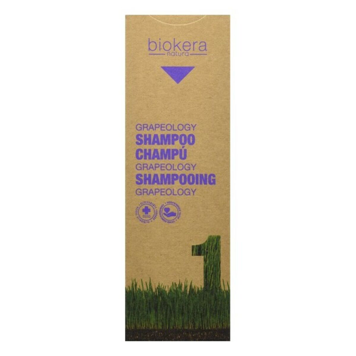 Deep Cleaning Shampoo Salerm Biokera Grapeology 300 ml shampoo bottle