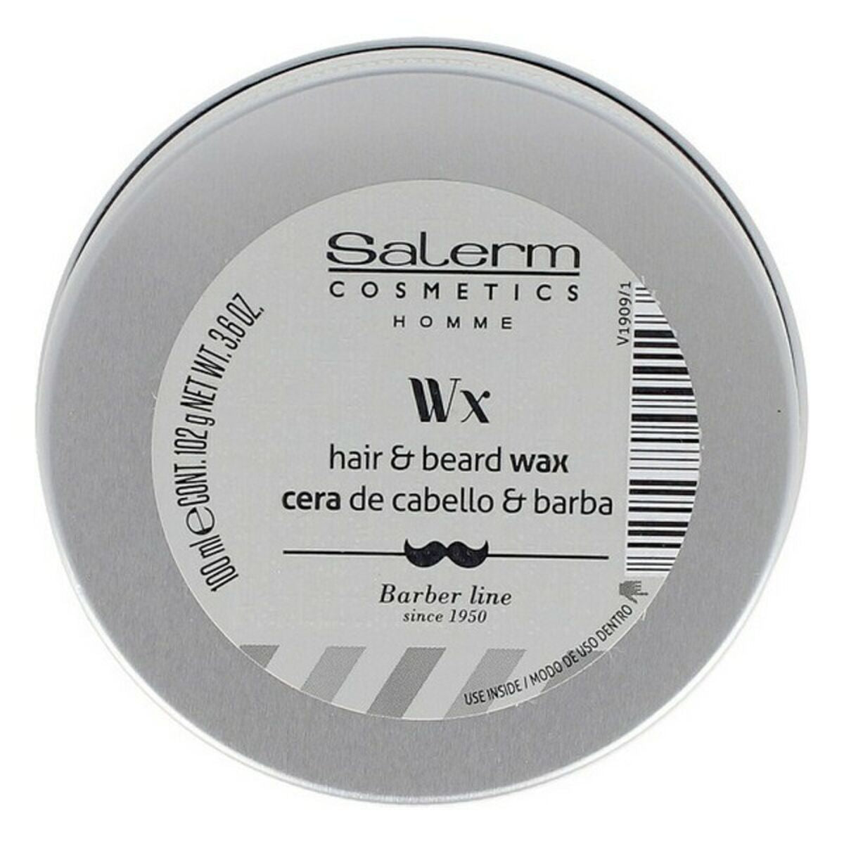 Moulding Wax Homme Salerm 100 ml for Men hair wax packaging