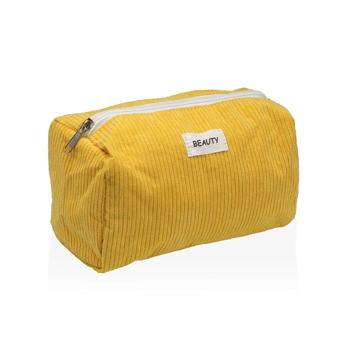 Travel Vanity Case Versa Corduroy Yellow 8 x 11 x 18 cm product packaging