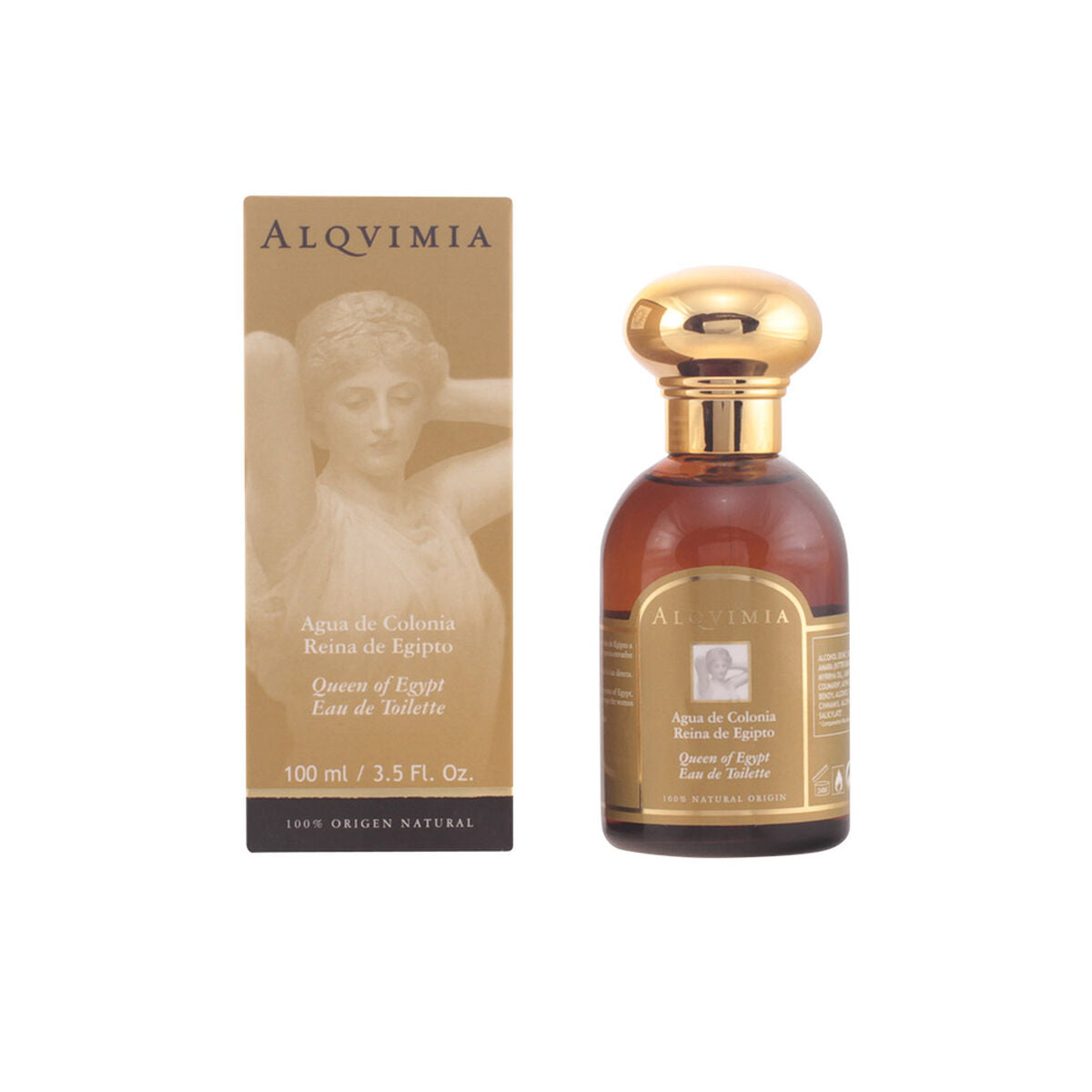 Women's Perfume Alqvimia Queen Of Egypt 100 ml for Women product packaging