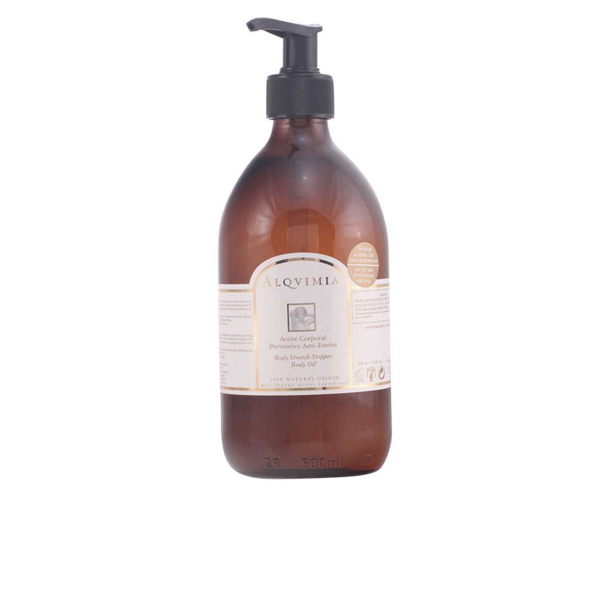 Anti-Stretch Mark Oil Body Oil Alqvimia product packaging