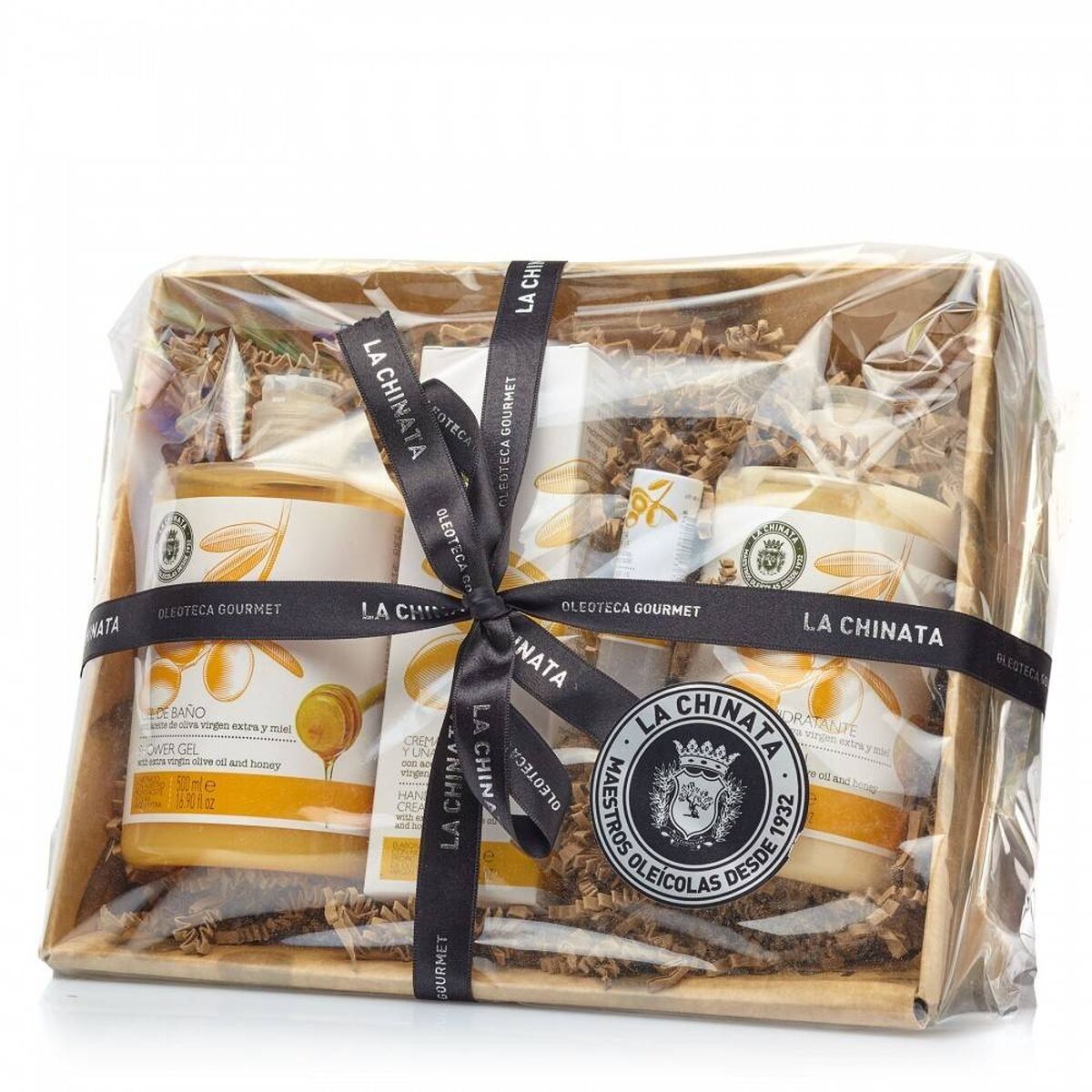 Cosmetic Set La Chinata Honey Cosmetic Basket 4 Pieces product packaging