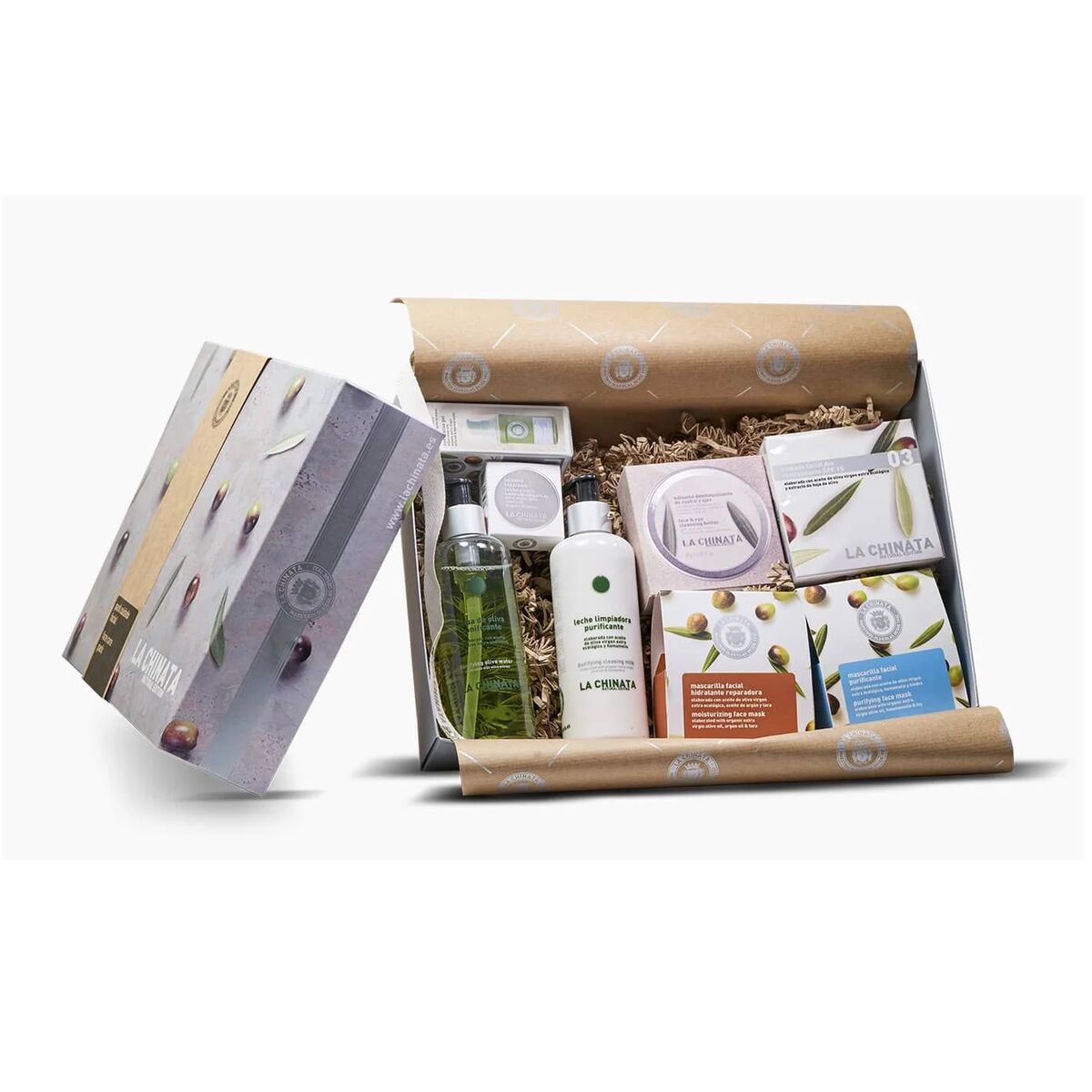 Cosmetic Set La Chinata Facial Care Pack 8 Pieces for Women product packaging