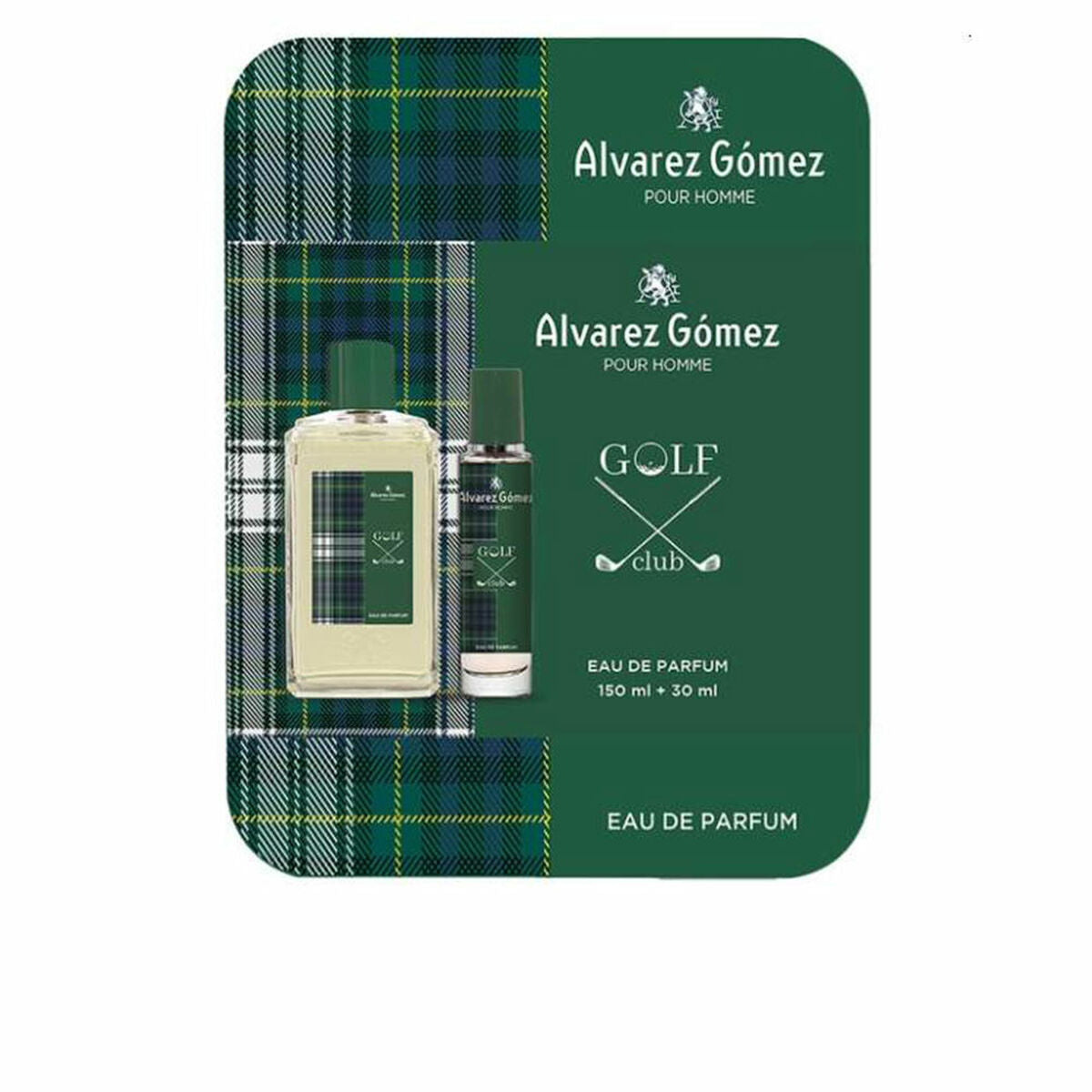 Men's Perfume Set Alvarez Gomez GOLF CLUB EDP 2 Pieces for Men bottle