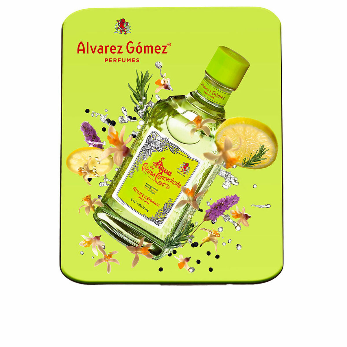 Unisex' Perfume Set Alvarez Gomez Agua de Colonia Concentrada Eau Fraîche 2 Pieces product packaging
