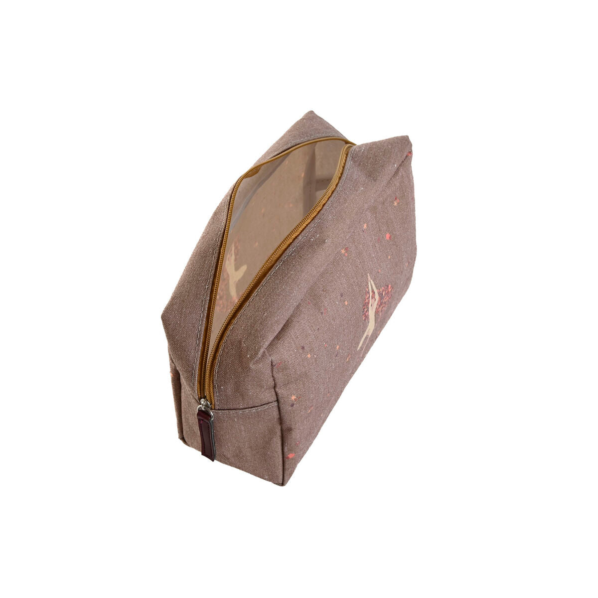 Travel Vanity Case DKD Home Decor Brown Green Burgundy 20 x 8 x 14 cm product packaging