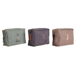 Travel Vanity Case DKD Home Decor Brown Green Burgundy 20 x 8 x 14 cm product packaging