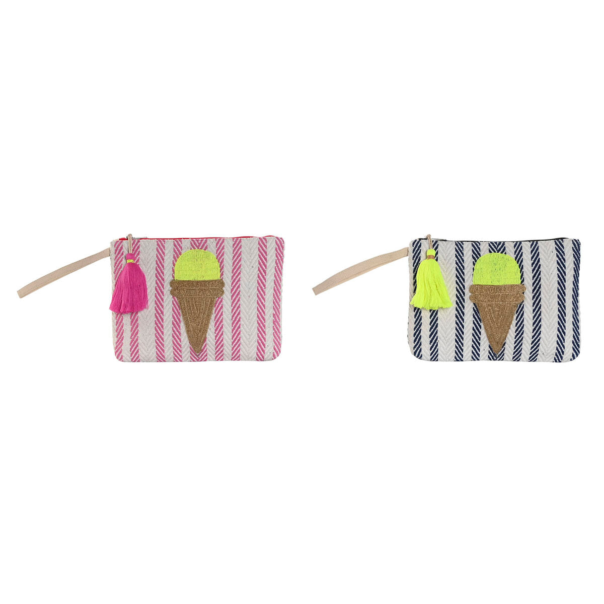 Toilet Bag Home ESPRIT Blue Pink 26 x 2 x 19 cm (2 Units) product packaging