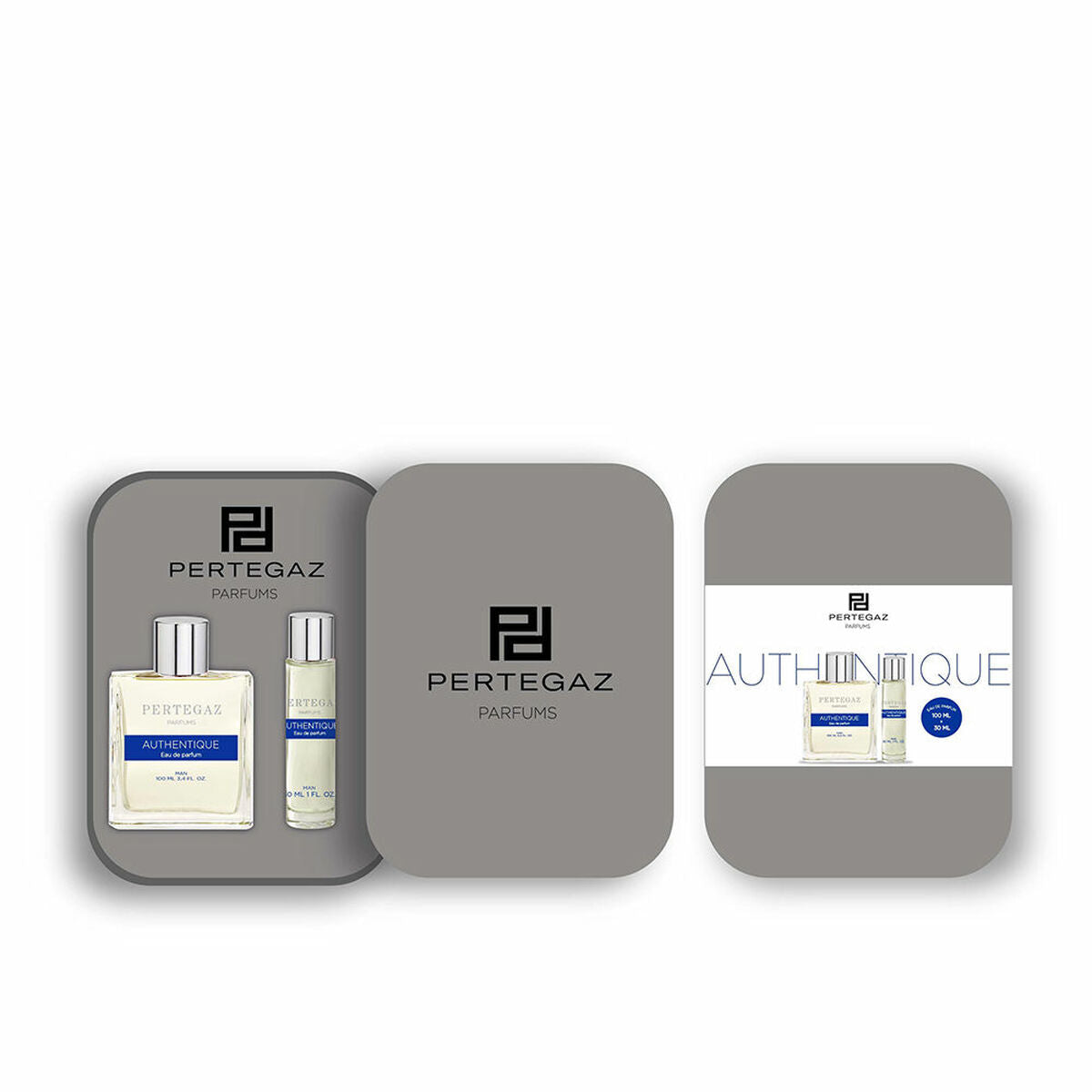 Women's Perfume Set Pertegaz AUTHENTIQUE EDT for Men bottle