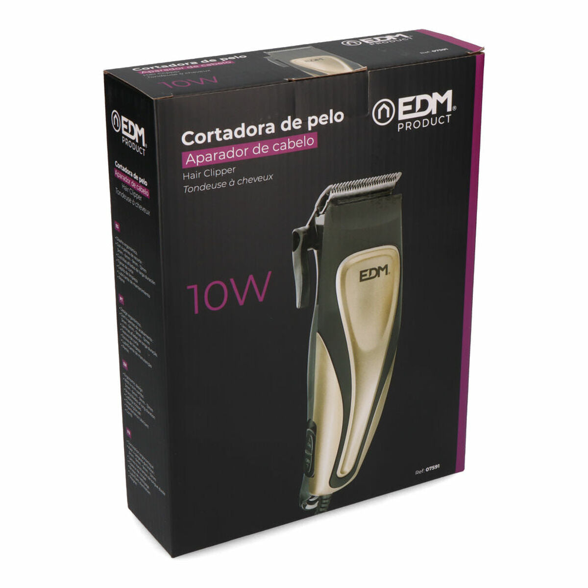 Hair clippers/Shaver EDM product packaging