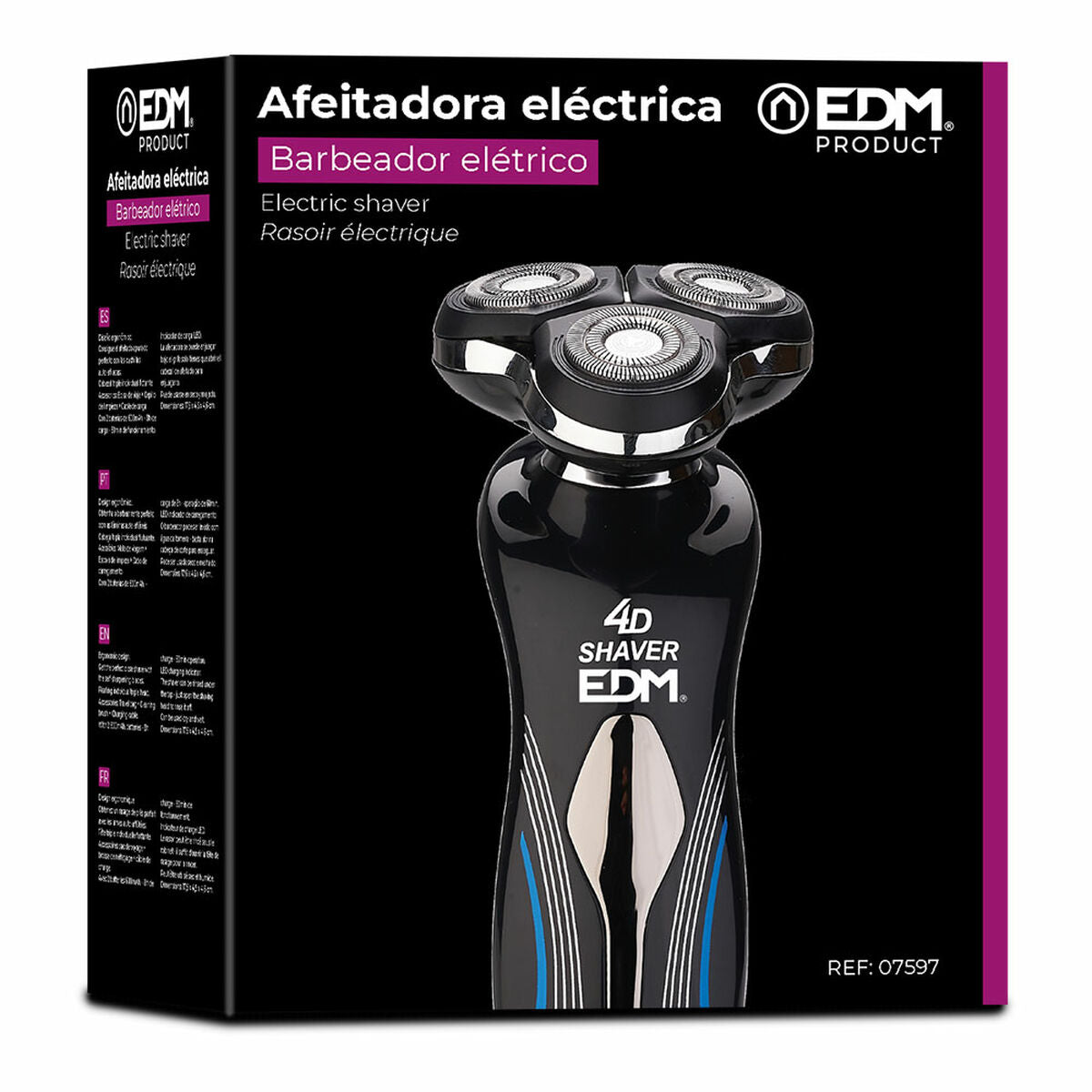 Shaver EDM product packaging