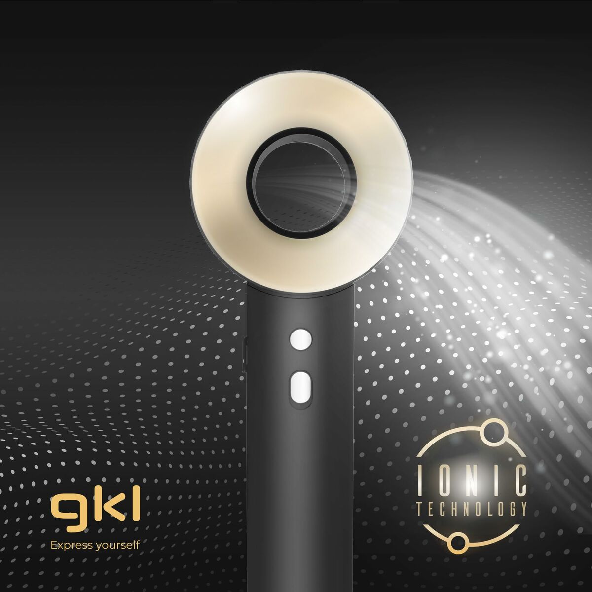 Hairdryer GKL PEARLSENSE 1600 W 2200 W White product packaging