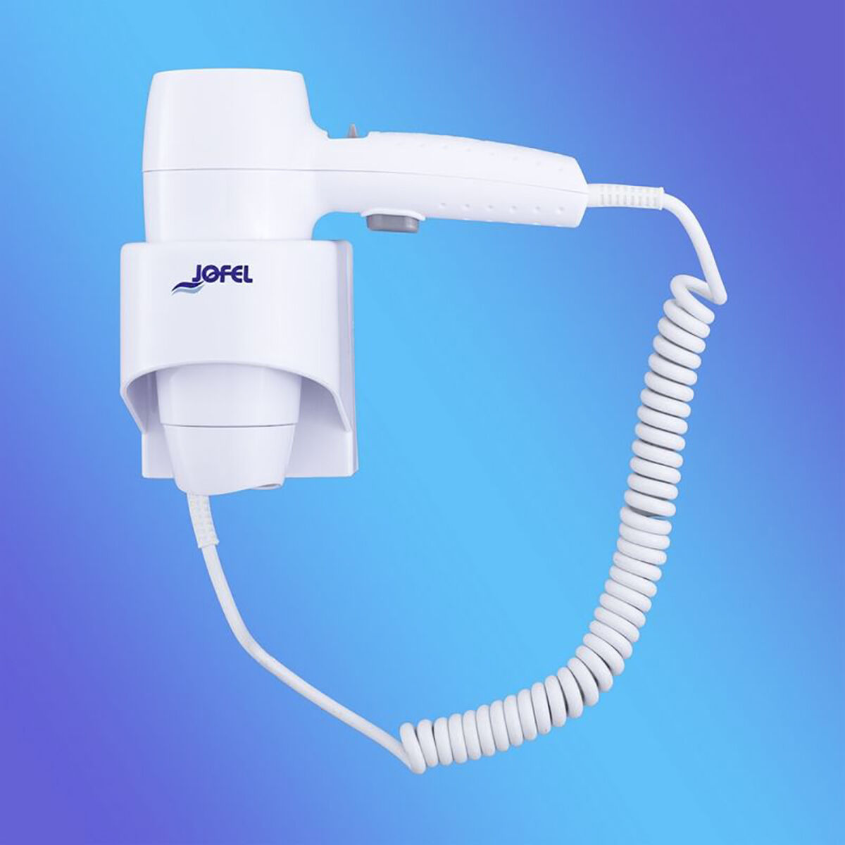Hairdryer Jofel White 1200 W Wall Bracket product packaging