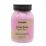 Bath salts Flor de Mayo Sal De Baño 650 g Rosehip product packaging